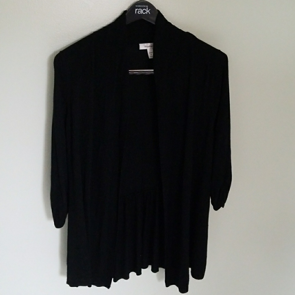 Dressbarn peplum cardigan